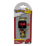 Reloj De Puslera Pokemon Led Watch Nintendo Cuadrado