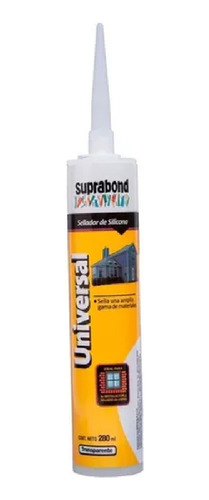 Sellador Silicona Universal Transparente Cartucho X 280ml