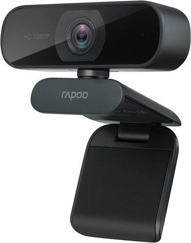 Webcam Rapoo C260, 1080p Full Hd, 30 Fps, Rotação 360, Usb