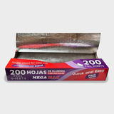Papel Aluminio 200 Hojas