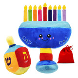 Peluche Menorah/candelabro El Dreidel