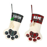 Stockings Personalizados Con Nombre, Gato Y Perro