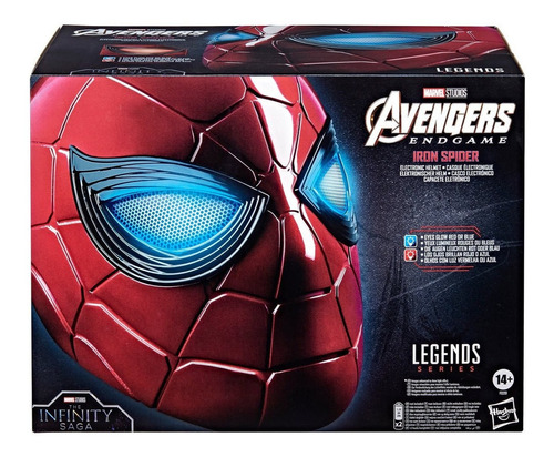 Casco Electronico Iron Spider Marvel Legends Spider-man