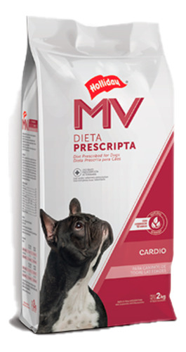 Alimento Mv Dieta Prescripta Cardio Para Perro Todos Los Tamaños Sabor Mix De 2 kg