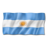 Bandera Argentina Colgante Flameante Con Tiras 45x90cm