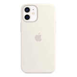 Funda De Silicona Para iPhone 12 Mini Con Magsafe - Blanco