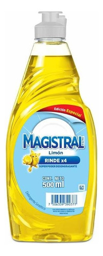 Detergente Limon Multi 500 Ml Magistral Deterg / Lavavaj