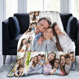 Frazada Personalizada Tela Polar Cobija Suave 100x150cm