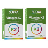 Kit 2 Supra Vitamina K2 60 Cápsulas - Herbamed