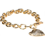 Guess® graffit Pulsera Dorada Con Charm Y Cristales Original