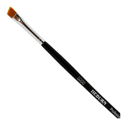 Heburn Pincel Maquillaje Angular Toray Linea Sintetica 5000 Color Negro