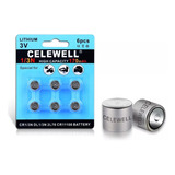 Baterias Celewell Dl1/3n 3v Litio 170mah Cr1/3n [6 Unidades]