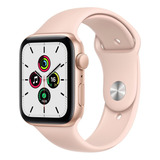 Apple Watch Se (gps,44mm) Caixa De Alumínio Dourada Rosa