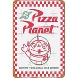 Pizza Planet Box Art - Cartel De Metal Retro Para El Hogar,