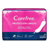 Carefree Protector Diario Largos X20u (bulto X10 Paq)