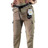 Pantalón Cargo Desmontable Mujer Secado Rapido Elt Trekking