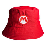 Gorro Pescador Sombrero Bucket Hat Mario Bros Niños