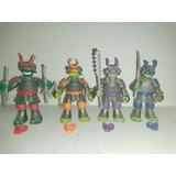 Tortugas Ninja Samurai, Lote De 4, Playmates Toys