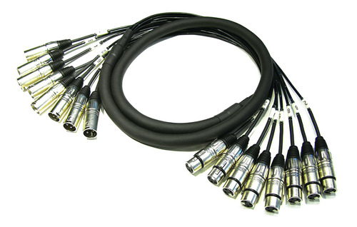 Kirlin Cable Mt-815-3m 3 Metros 8 Canales Multi-track Snake 