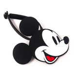 Miniso Etiqueta Para Equipaje Disney Mickey Mouse Cabeza Plá Color Negro