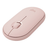 Mouse Inalámbrico Logitech M350 Color Rosa
