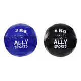 Kit Dos Medicine Balls 3-6kg - Entrenamiento - Ally Sports