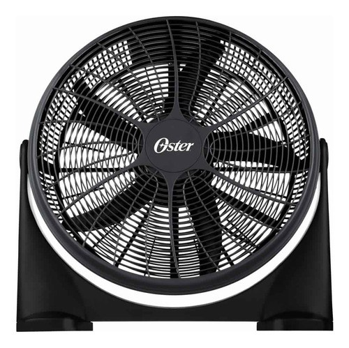 Ventilador De Piso Oster Obf851 Negro Con 5 Aspas 220 v