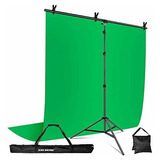 Slow Dolphin Green Screen Backdrop Stand Kit Con 8.5ft X 5f