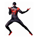 Spiderman Miles Morales Traje De Cosplay Medias Adultos