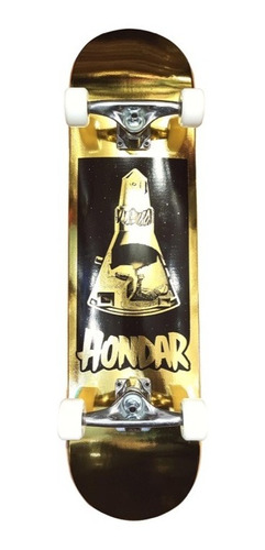 Skate Hondar Gold Series Maple 8x 31,75 Skateboard Completa