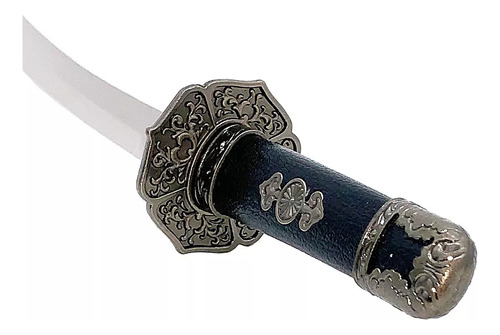 Espada Katana Samurai 51cm Lâmina Inox Com Suporte Mesa