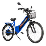 Bicicleta Elétrica - Confort - 800w - Azul - Duos Bikes