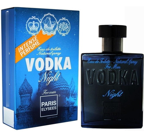 Kit Com 2 Vodka Night Paris Elysees Masc. 100 Ml-lacrado 