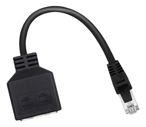 Adaptador Divisor Ethernet De 1 Macho A 2 Hembras En Y