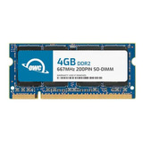 Memoria Ram Owc 4.0gb Pc-5300 Ddr2 667mhz So-dimm 