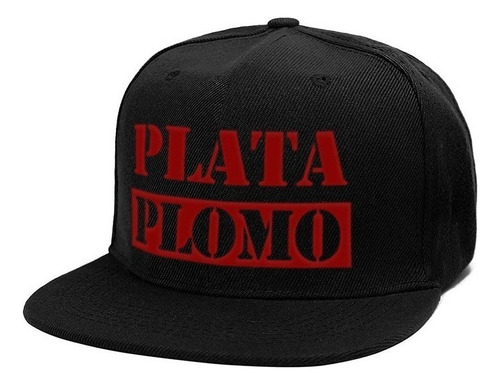 Gorra Plana Snapback Plata O Plomo Trucker Escobar New Caps