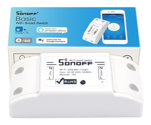 Switch Interruptor Inteligente Wifi Sonoff Básico [2 Piezas]