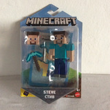 Steve Minecraft Mojang Mattel Original Nuevo