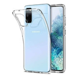 Capa Fina Compatível Galaxy S20 Fe - Tpu Silicone Cor Transparente Liso