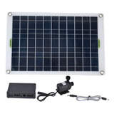 . Kit De Agua De Bomba De Estanque Solar 50w Panel 800l/h .