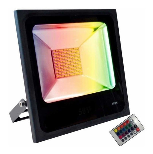 Reflector Led 10w  Rgb Multicolor Intemperie Exteriores