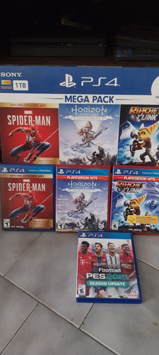 Ps4 1 Tb Impecable, 2 Jostink Originales, 4 Juegos Físicos