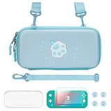 Estuche Jingdu Para Nintendo Switch Lite Con Correa -celeste