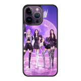 Funda Protector Para iPhone Black Pink Music Concierto Luna