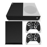 Skin Autoadherible Xbox One S Fibra Carbono Negro Con Envío