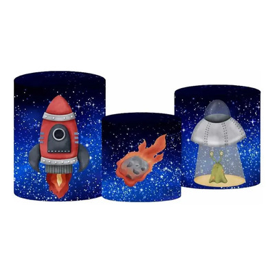 Fundas Cilindros 3 Pz Astronautas Candy Bar