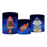 Fundas Cilindros 3 Pz Astronautas Candy Bar