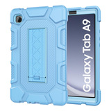 Funda Para Samsung Galaxy Tab A9 Con Atril Azul Claro