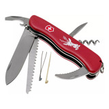 Cortaplumas Victorinox Hunter Roja 12 Usos 0.8573 Color Rojo