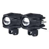 X2 Neblineros Spot Dual Color Tipo Bmw Para Moto 12v/24v